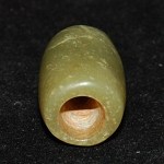Antike Celadon Jade Perle vermtl Han Dynastie